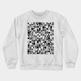 Geometric Pattern Crewneck Sweatshirt